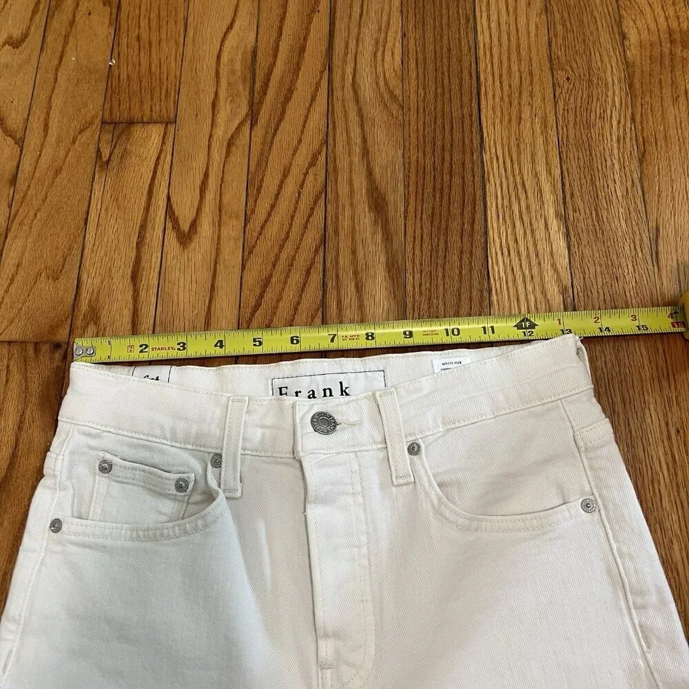 Frank & Eileen Cork Everyday Straight Leg White‎ Jeans Size 26